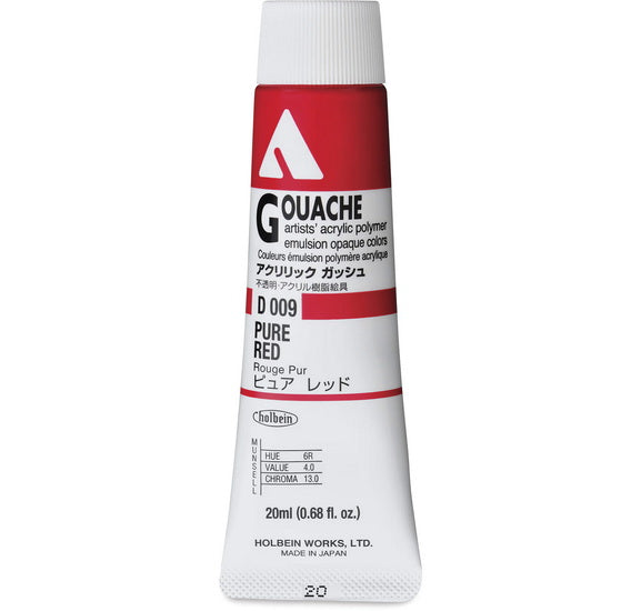 Acryla Gouache Pure Red Series A - 20ml