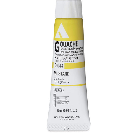 Gouache acryla moutarde série a - 20ml
