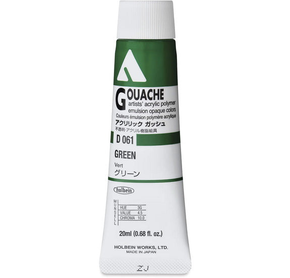 Acryla Gouache Green Series A - 20ml
