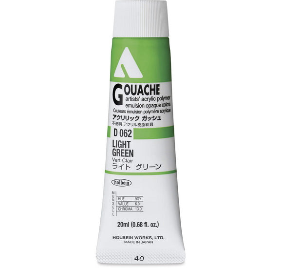 Acryla Gouache Light Green Series A - 20ml