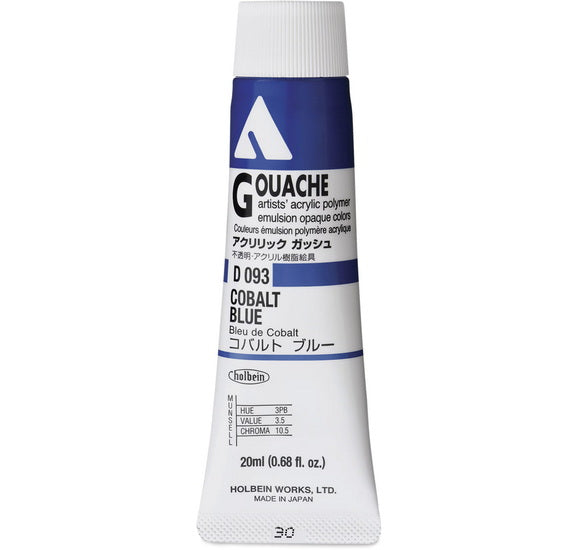 Acryla Gouache Cobalt Blue Series A - 20ml