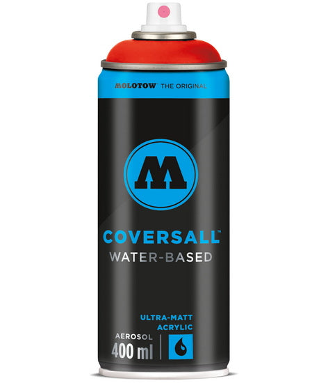 Acrylique aérosol coversall rouge traffic - 400ml
