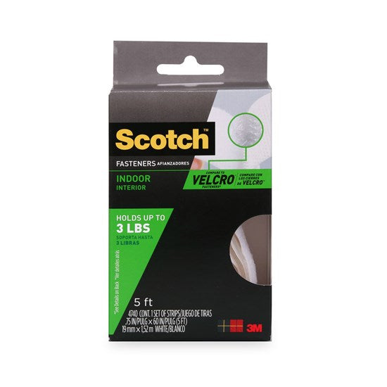 Ruban autoagrippant scotch - blanc