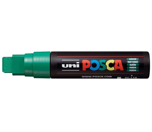 Marqueur posca biseau pc-17k vert