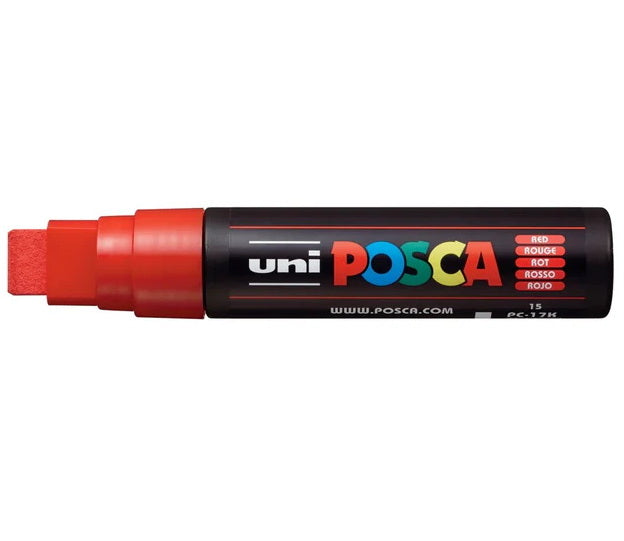 Marqueur posca biseau pc-17k rouge