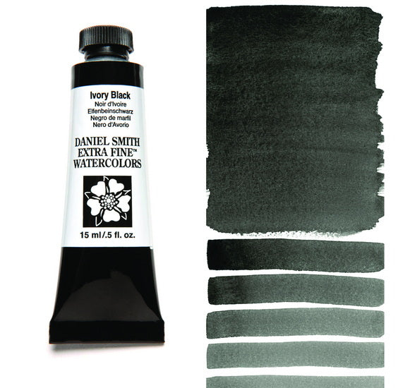 Watercolor Tube Ivory Black  S1 - 15ml