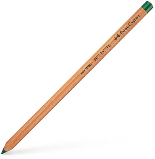 Pastel pencil juniper green