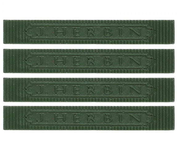 Pqt. 4 bâtons cire souple à cacheter - vert foncé