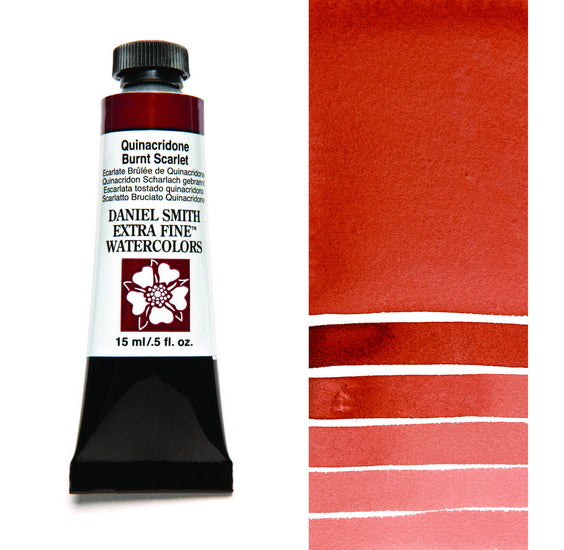 Watercolor Tube Burnt Quinacridone Scarlet  S2 - 15ml