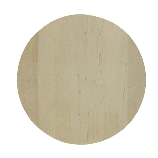 Basswood Circle Panel - 12 in