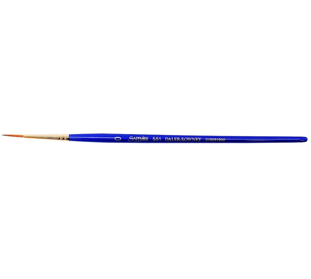 Synthetic brush - sapphire - liner #0