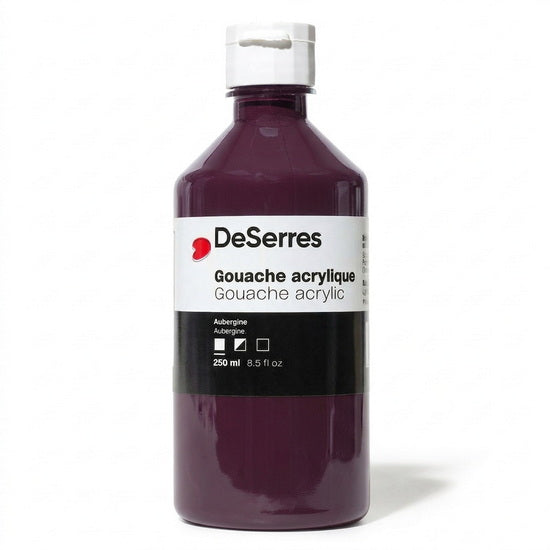 Gouache acrylique aubergine - 250ml