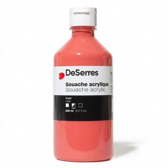 Gouache acrylique corail - 250ml