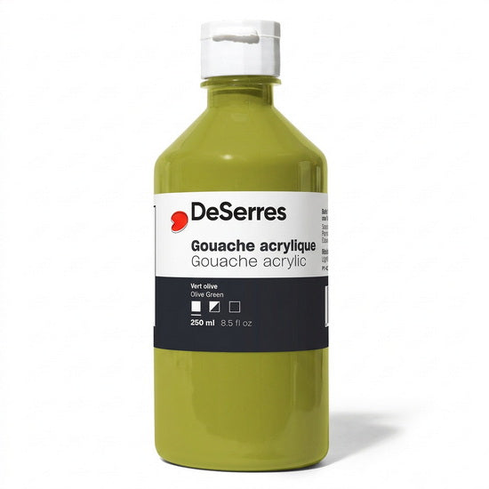 Gouache acrylique vert olive - 250ml