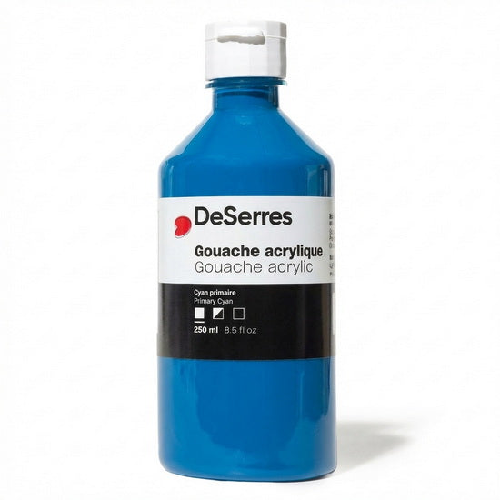 Acrylic Gouache Primary Cyan  - 250ml