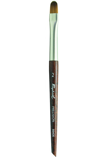 Mini paintbrush - synthetic - precision - worn bulged #2