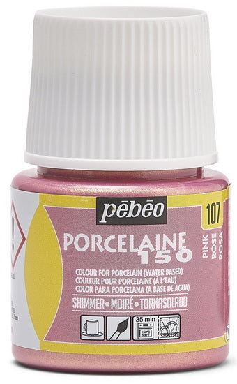 Peinture porcelaine - porcelaine 150 - 45ml - rose moiré