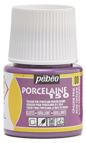 Porcelain paint - porcelaine 150 - 45ml - opaline pink