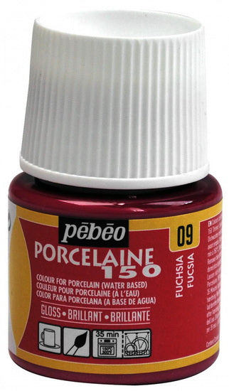 Peinture porcelaine - porcelaine 150 - 45ml - fuchsia