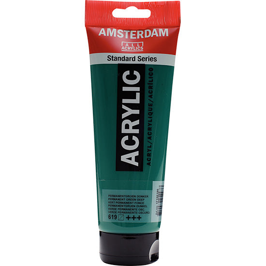Amsterdam Acrylic  Permanent Green Deep - 250ML
