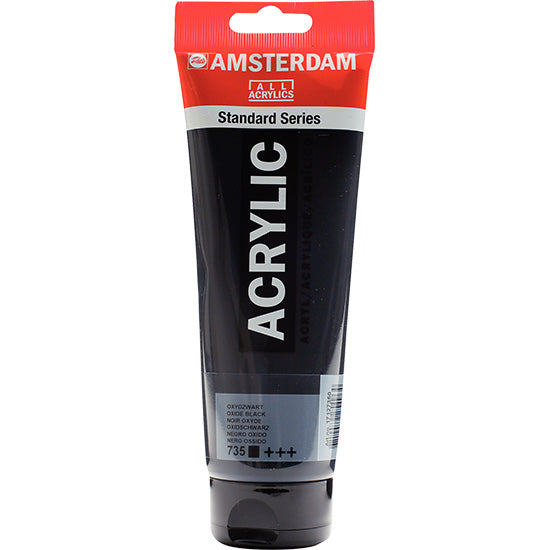 Amsterdam Acrylic Oxide Black - 250ml