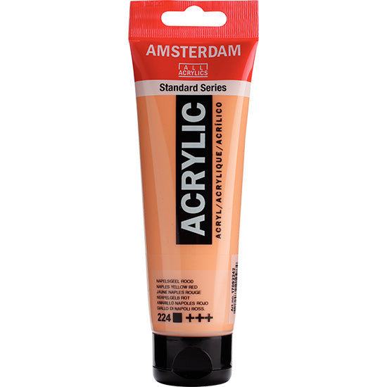 Amsterdam Acrylic Yellow Naples Red - 120ml