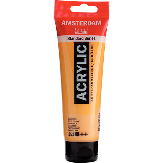 Amsterdam Acrylic Golden Yellow - 120ml