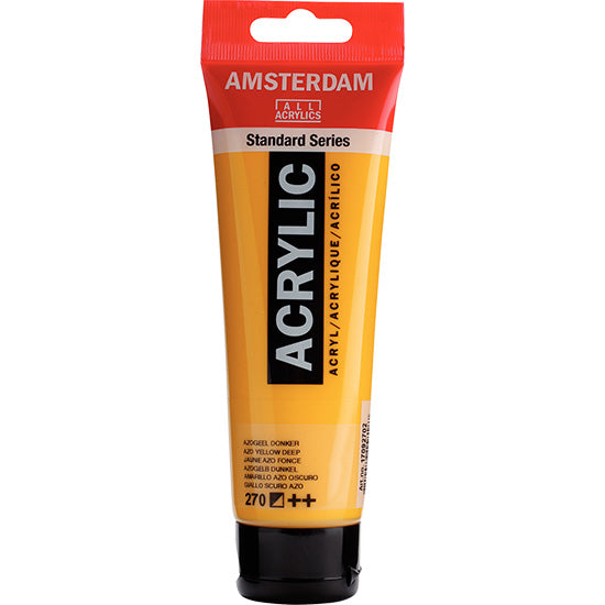 Amsterdam Acrylic Dark Yellow Azo - 120ml
