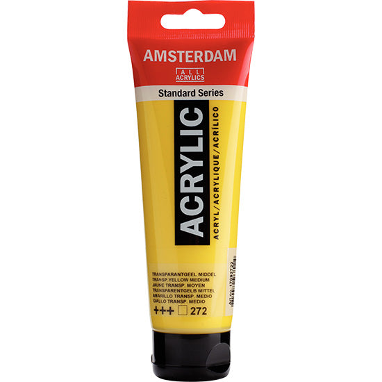 Amsterdam Acrylic Transparent Yellow Medium - 120ML