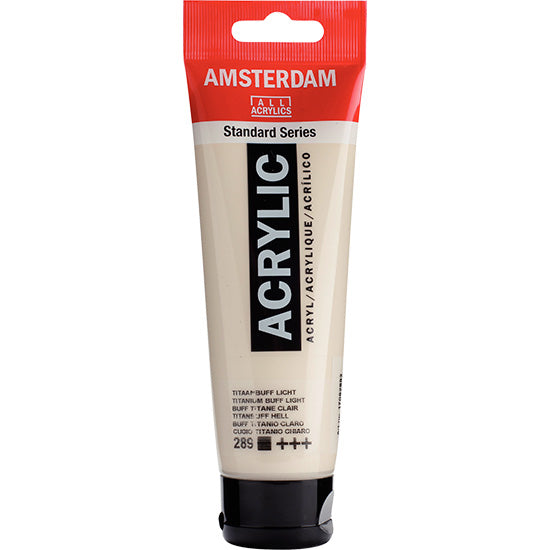 Amsterdam Acrylic Buff Clear Titanium - 120ml