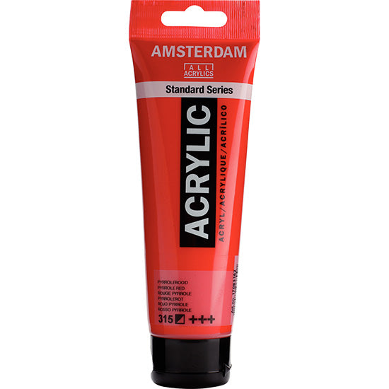Amsterdam Acrylic Red Pyrrole - 120ml