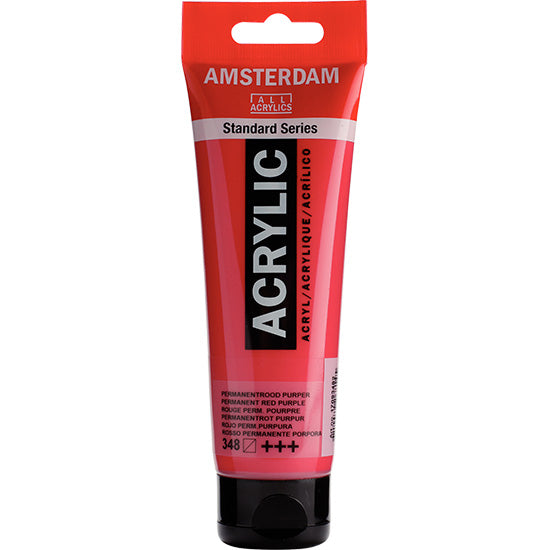 Amsterdam Acrylic Permanent Red Purple - 120ML