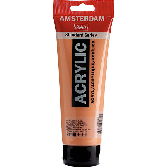 Amsterdam Acrylic Yellow Naples Red - 250ml