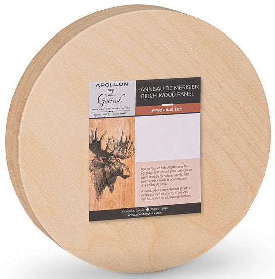 Panneau de bois galerie rond - 22po