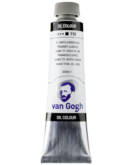 Van Gogh Oil  Titanium White (Linseed) -40ML Series 1