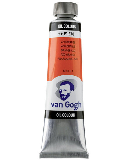 Van Gogh Oil  Azo Orange -40ML Series 1