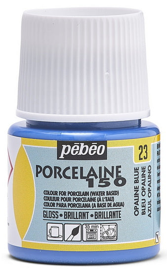 Porcelain paint - porcelaine 150 - 45ml - opaline blue