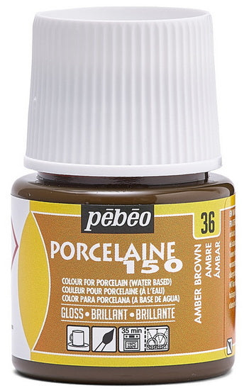 Peinture porcelaine - porcelaine 150 - 45ml - brun ambre
