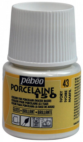 Porcelain paint - porcelaine 150 - 45ml - ivory