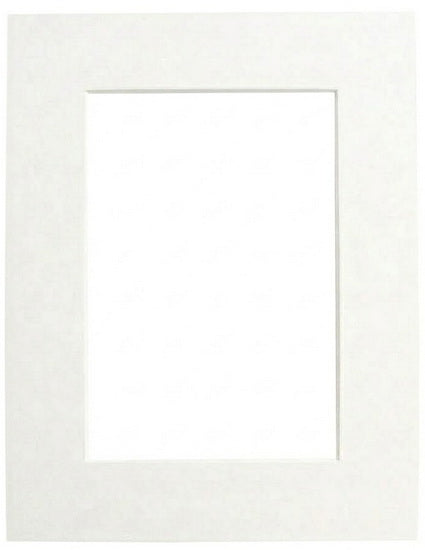 Mat White Heart - 8x10/5x7"