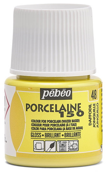 Peinture peinture porcelaine - porcelaine 150 - 45ml - jonquillepour porcelaine pébéo 150 - jonquille