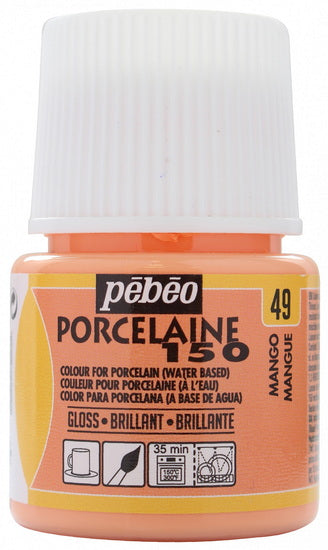 Porcelain paint - porcelaine 150 - 45ml - mango