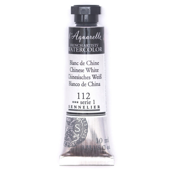 Watercolor tube - 10ml - chinese white - s1