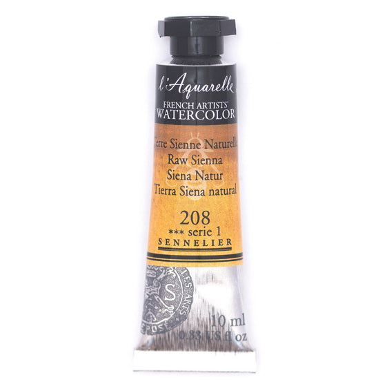 Watercolor tube - 10ml - raw sienna - s1
