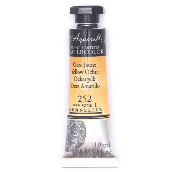 Watercolor tube - 10ml - yellow ochre - s1