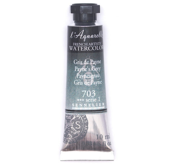 Aquarelle tube - 10ml - gris de payne - s1