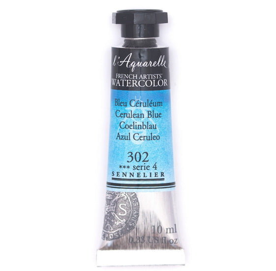 Aquarelle tube - 10ml - bleu céruléum - s4