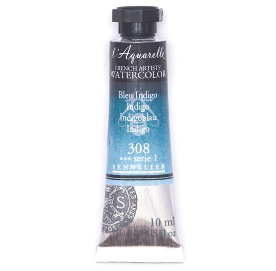 Watercolor tube - 10ml - indigo blue - s1