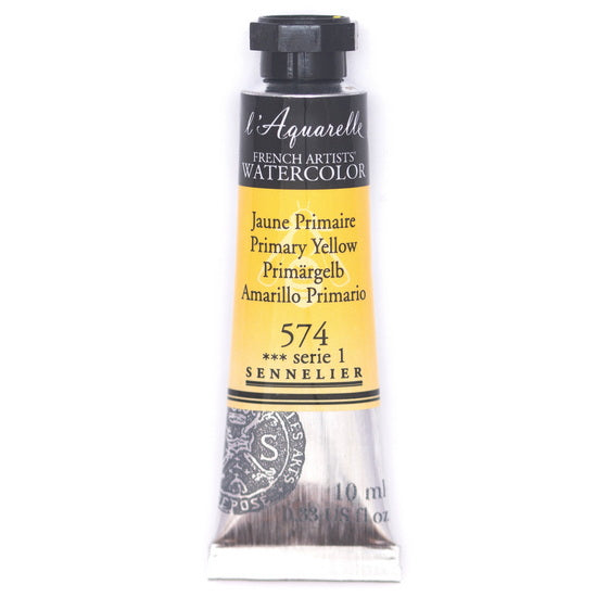 Watercolor tube - 10ml - primary yellow - s1