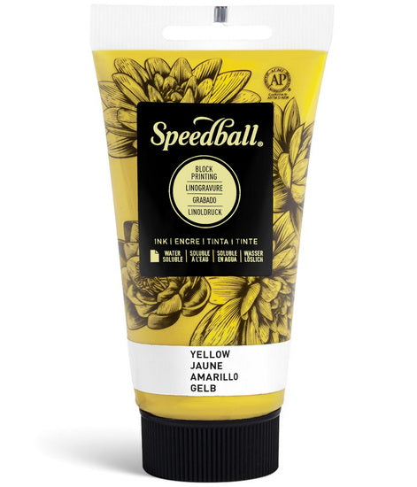 Linocut Ink Yellow - 2.5oz